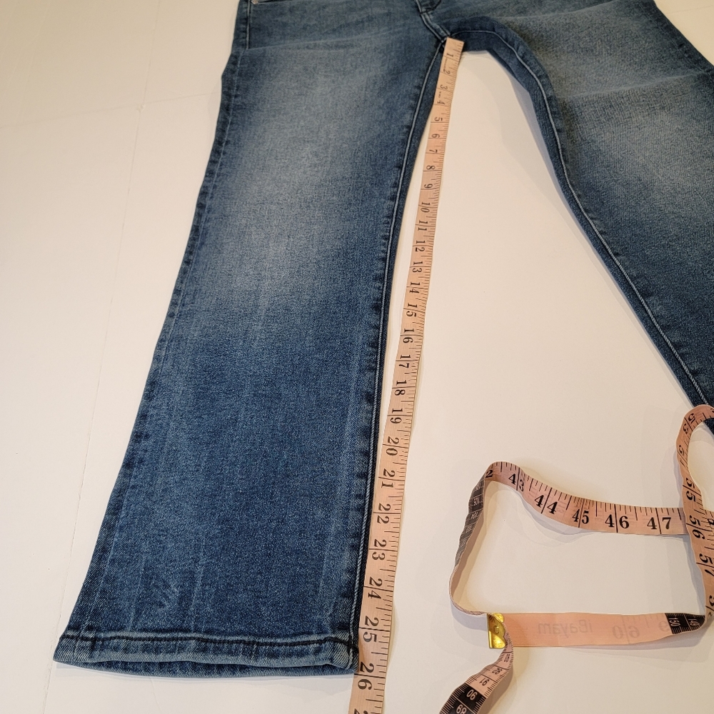 DL1961 Mara Instasculpt Mid Rise Straight Jeans in Blue Bird Size 29 New! - Picture 4 of 10
